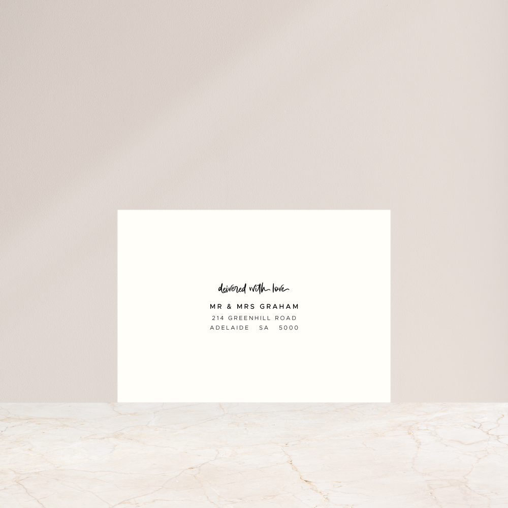 Amalfi Coast - Envelope Printing + Envelopes