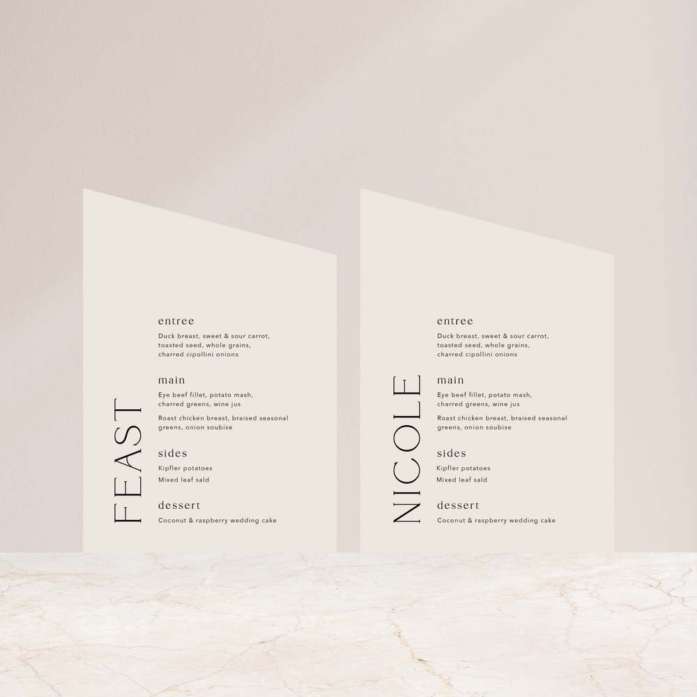 
                  
                    Just My Type - Menu
                  
                