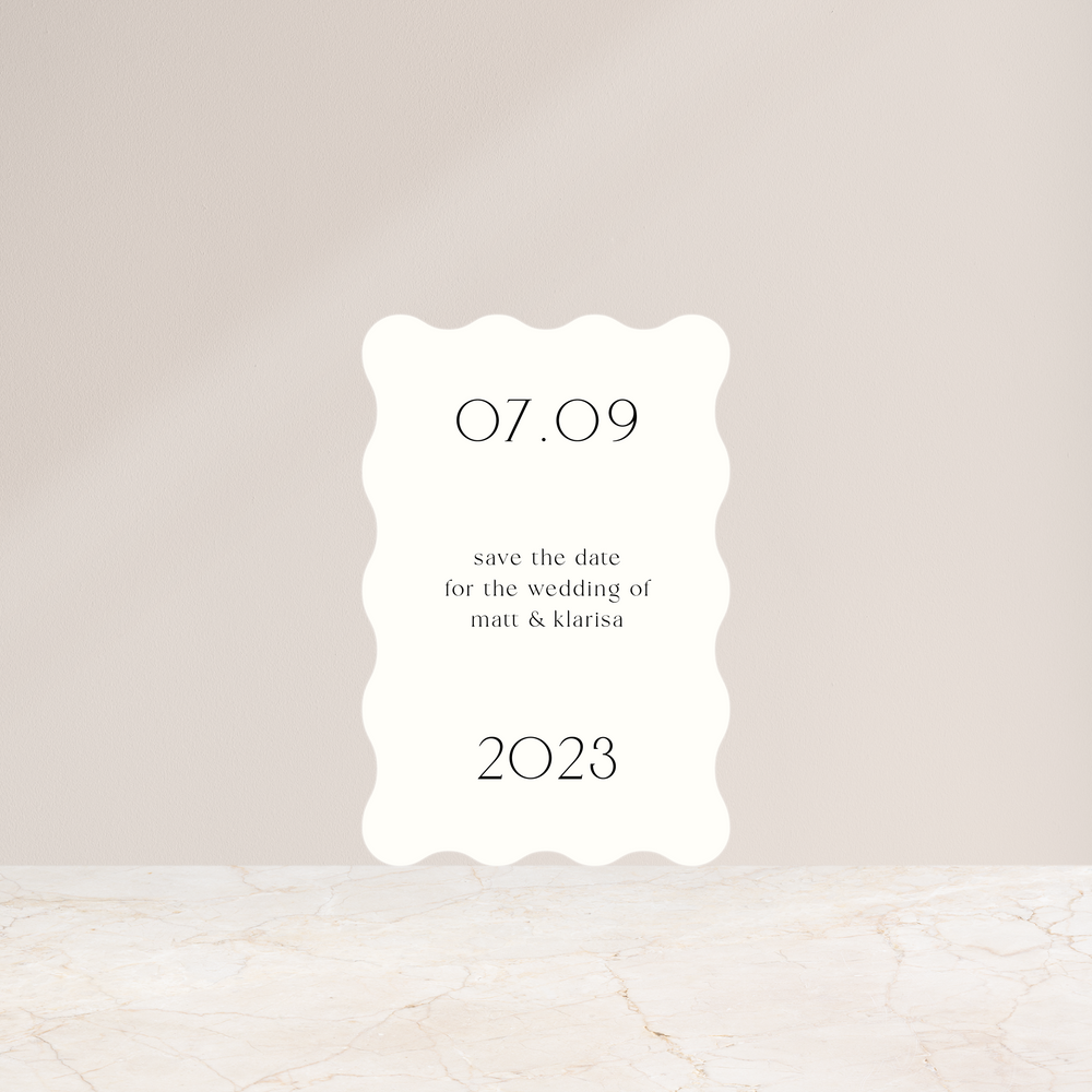 Just My Type - Save The Date