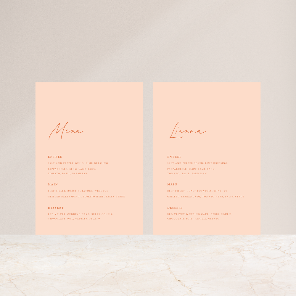 
                  
                    Luna - Menu
                  
                