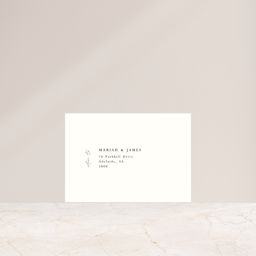 All You Need Is Love - RSVP Envelope Printing + Envelopes